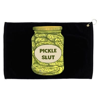 Pickle Slut Funny Canned Pickles Grommeted Golf Towel