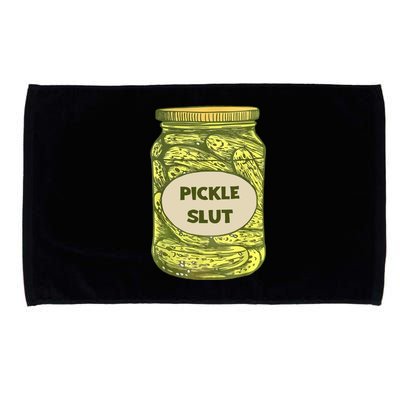 Pickle Slut Funny Canned Pickles Microfiber Hand Towel