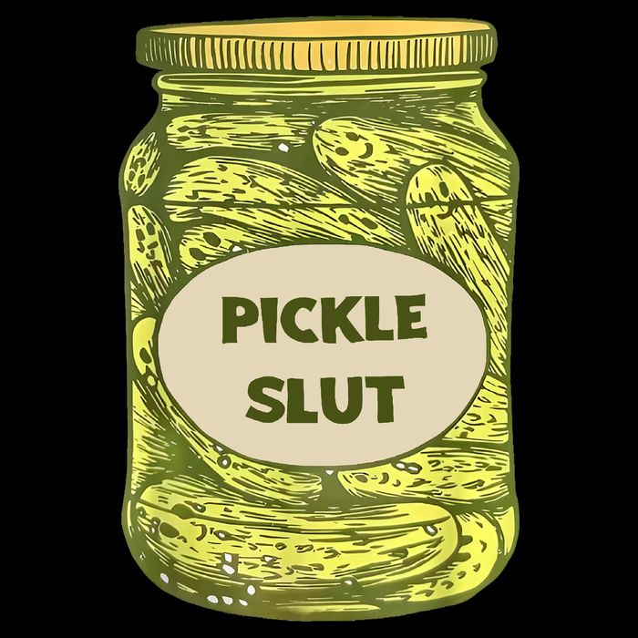 Pickle Slut Funny Canned Pickles Women's V-Neck T-Shirt