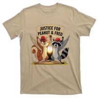 Peanut Squirrel & Fred Raccoo Justice For Peanut Wanted T-Shirt