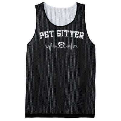 Pet Sitter For A Dog Sitter Mesh Reversible Basketball Jersey Tank