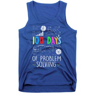 Problem Solving Funny Math Teacher 100 Days Of School Funny Gift Tank Top