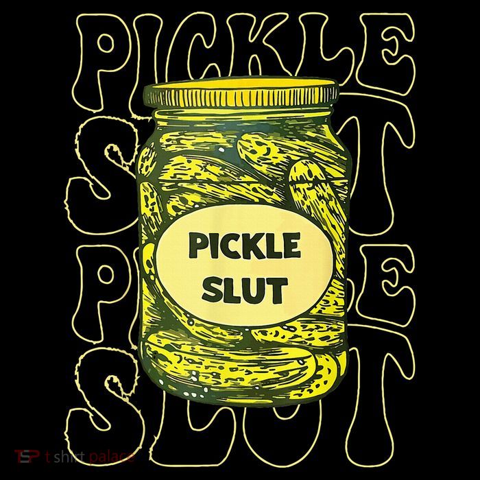 Pickle Slut Funny Pickle Slut Who Loves Pickles Premium T-Shirt