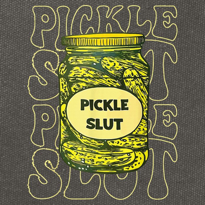 Pickle Slut Funny Pickle Slut Who Loves Pickles Cotton Canvas Backpack