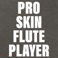 Pro Skin Flute Player Funny Musicians Cotton Canvas Backpack