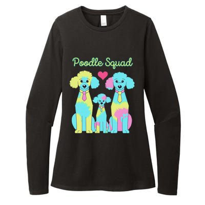 Poodle Squad Fun Design Womens CVC Long Sleeve Shirt