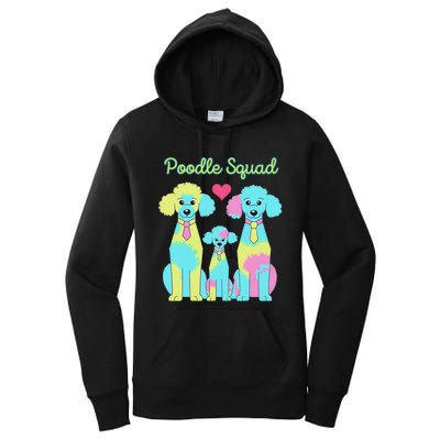 Poodle Squad Fun Design Women's Pullover Hoodie