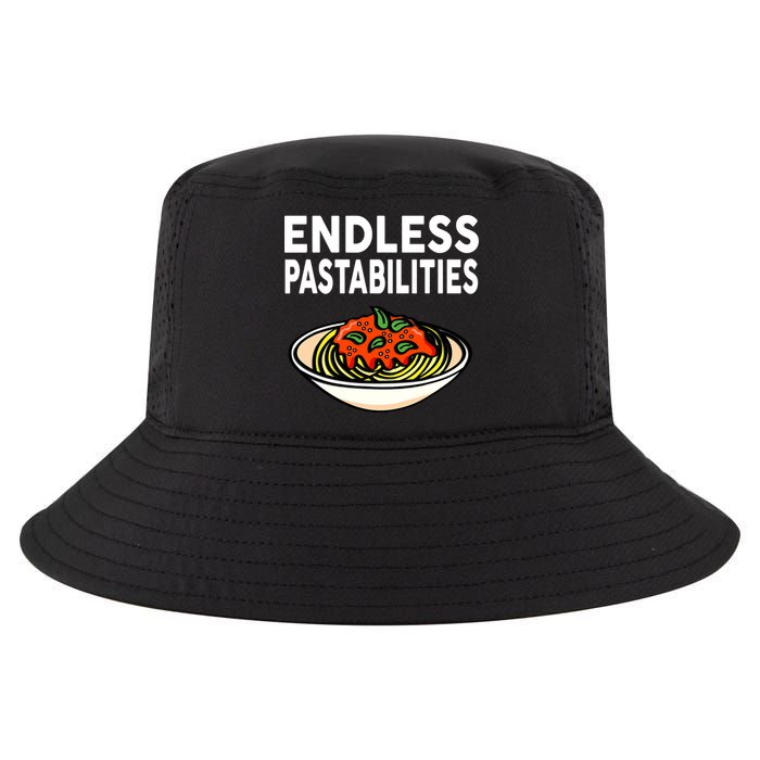 Pasta Spaghetti Funny Endless Pastabilities Cool Comfort Performance Bucket Hat
