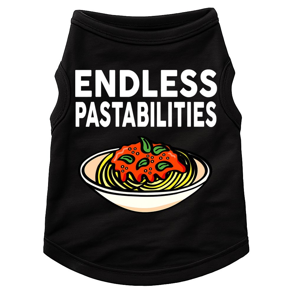 Pasta Spaghetti Funny Endless Pastabilities Doggie Tank
