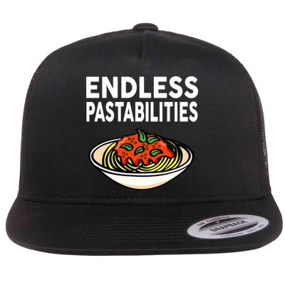 Pasta Spaghetti Funny Endless Pastabilities Flatbill Hat