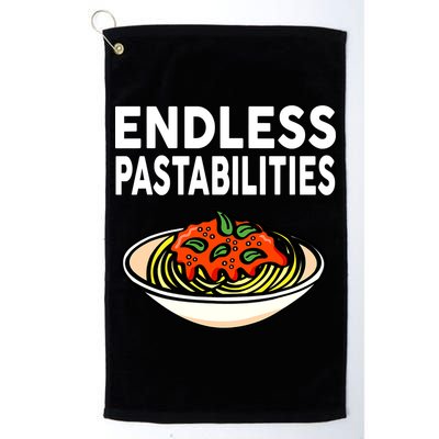 Pasta Spaghetti Funny Endless Pastabilities Golf Towel