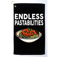 Pasta Spaghetti Funny Endless Pastabilities Golf Towel