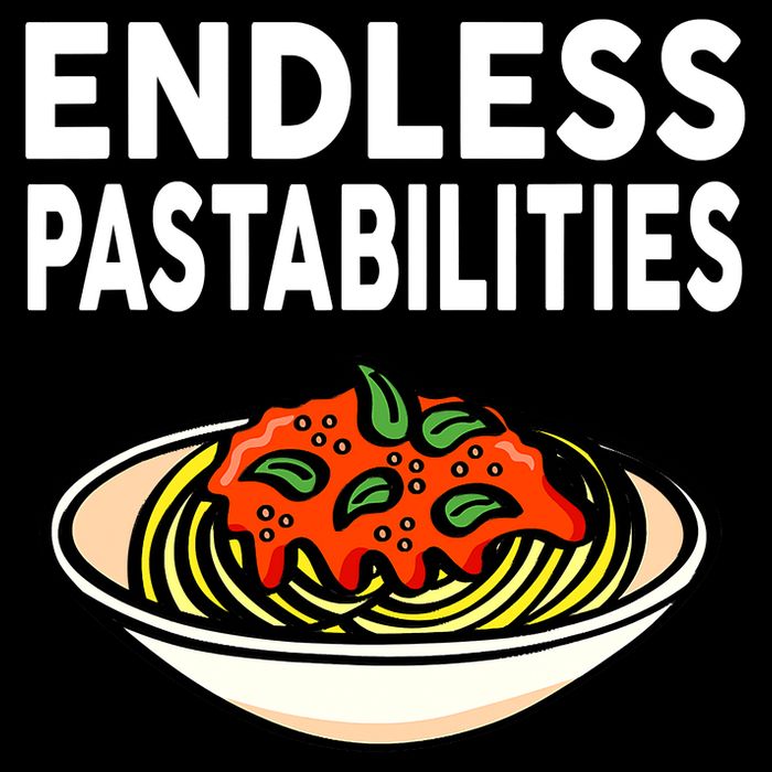 Pasta Spaghetti Funny Endless Pastabilities Crop Top
