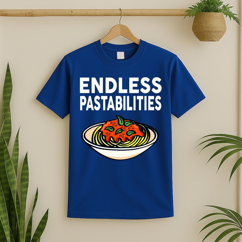 Pasta Spaghetti Funny Endless Pastabilities T-Shirt