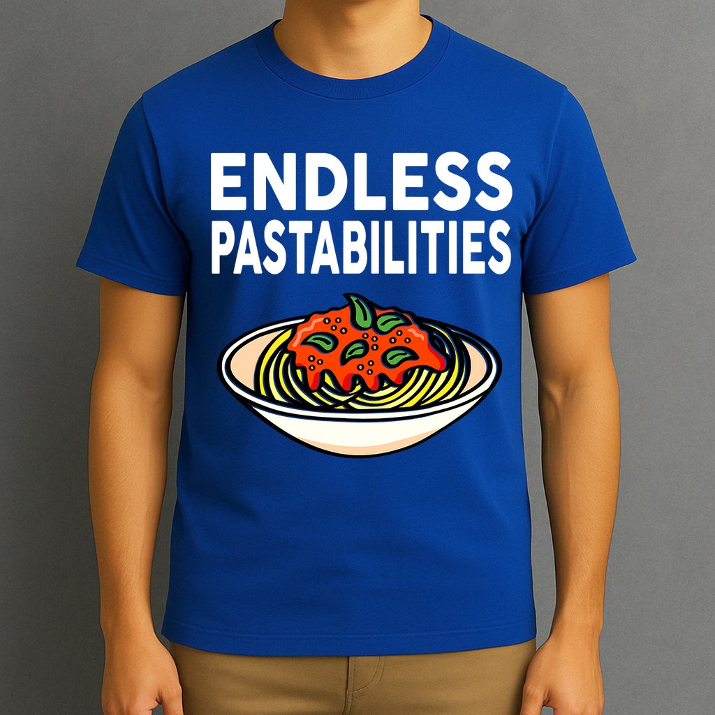 Pasta Spaghetti Funny Endless Pastabilities T-Shirt