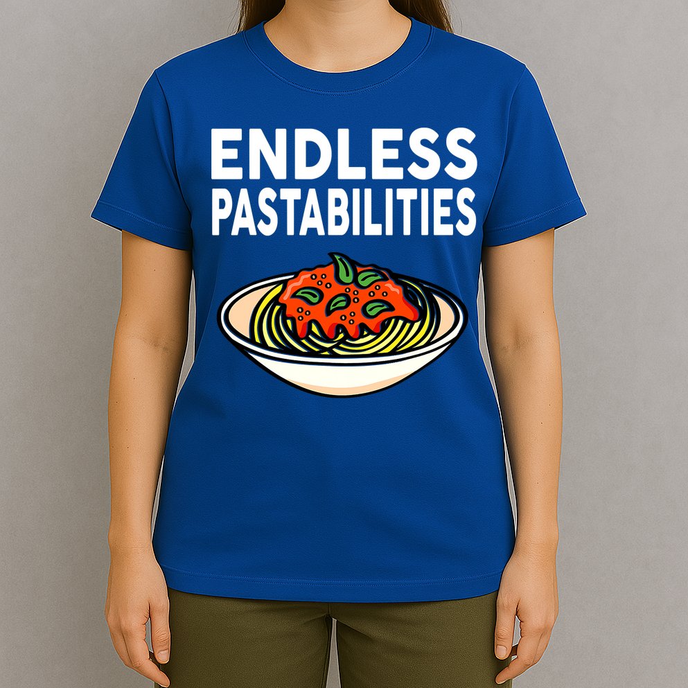 Pasta Spaghetti Funny Endless Pastabilities T-Shirt