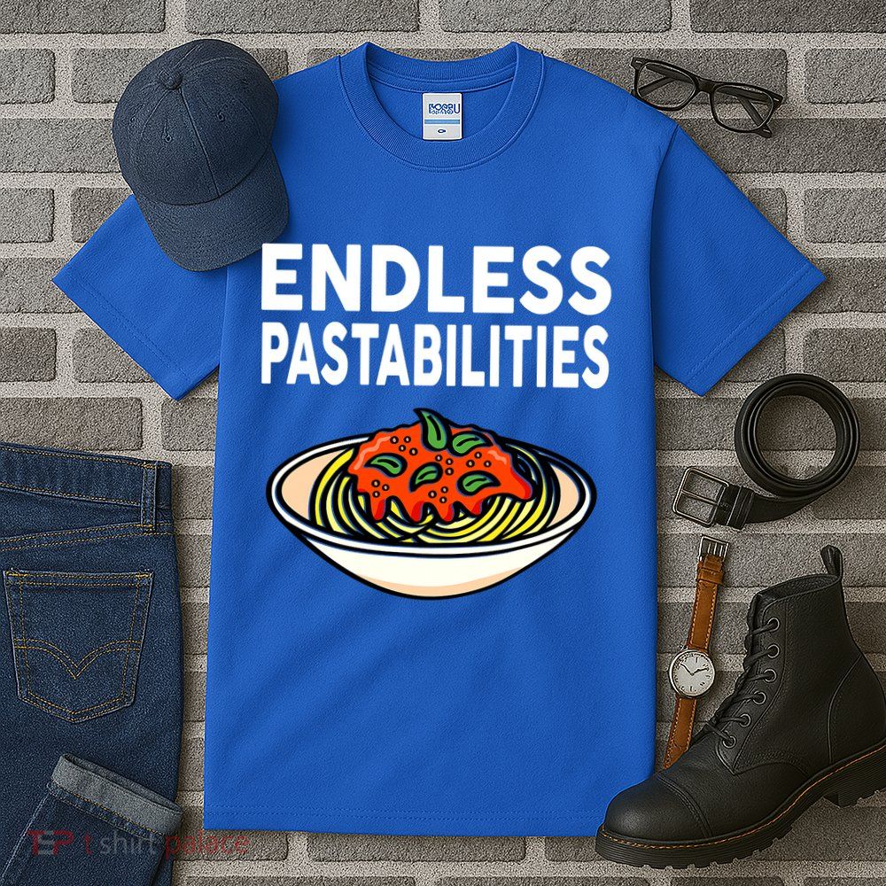 Pasta Spaghetti Funny Endless Pastabilities Tall T-Shirt