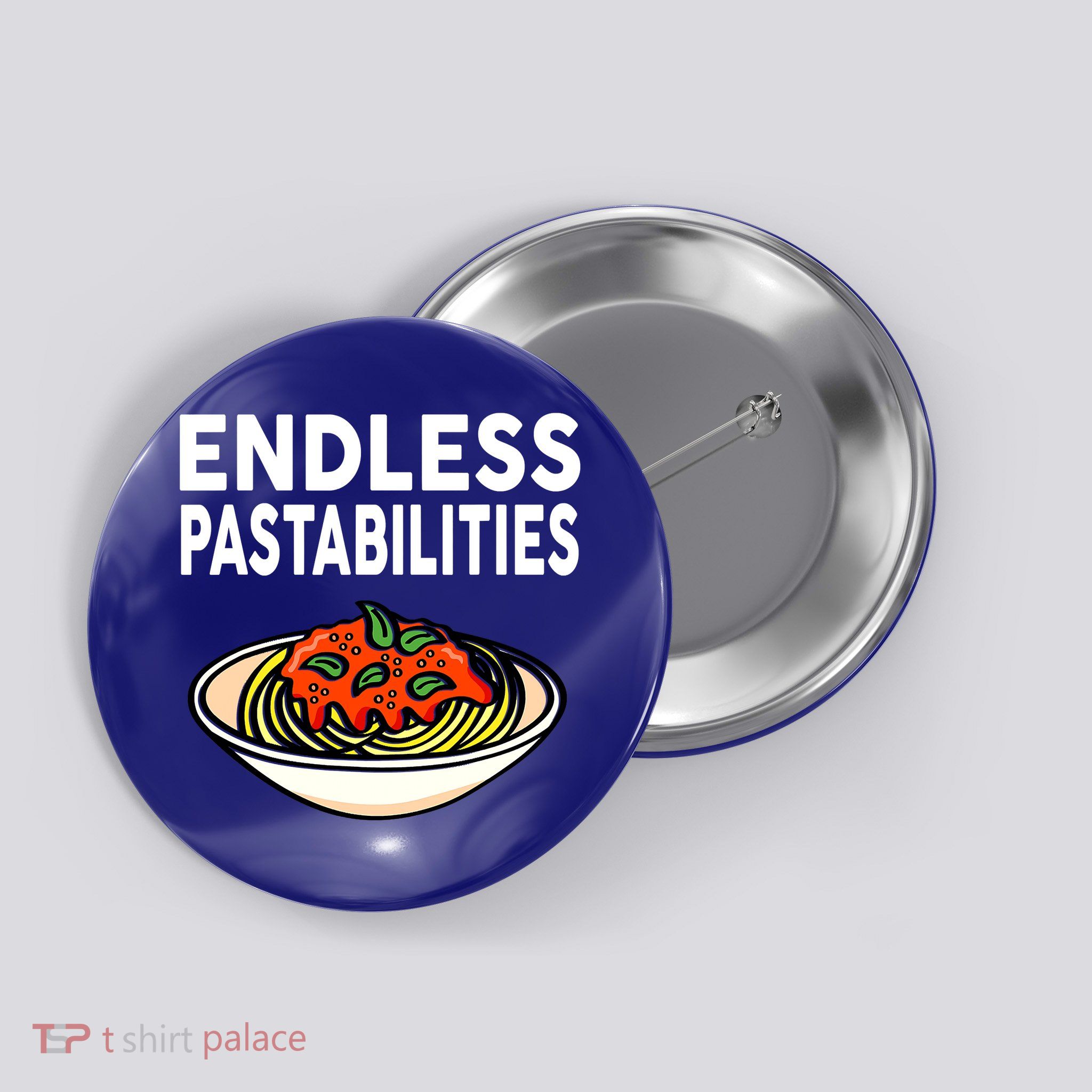 Pasta Spaghetti Funny Endless Pastabilities Button