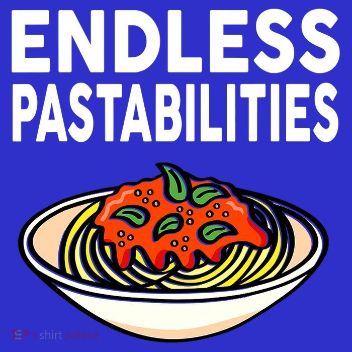 Pasta Spaghetti Funny Endless Pastabilities Button