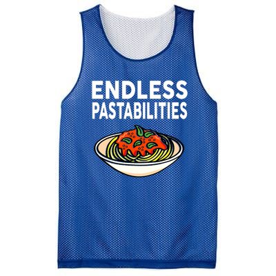 Pasta Spaghetti Funny Endless Pastabilities Mesh Reversible Basketball Jersey Tank