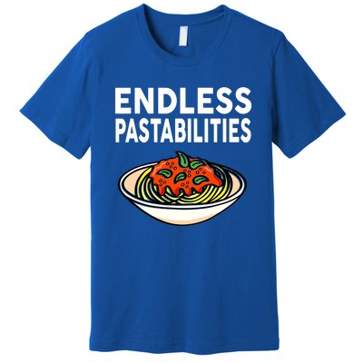 Pasta Spaghetti Funny Endless Pastabilities Premium T-Shirt