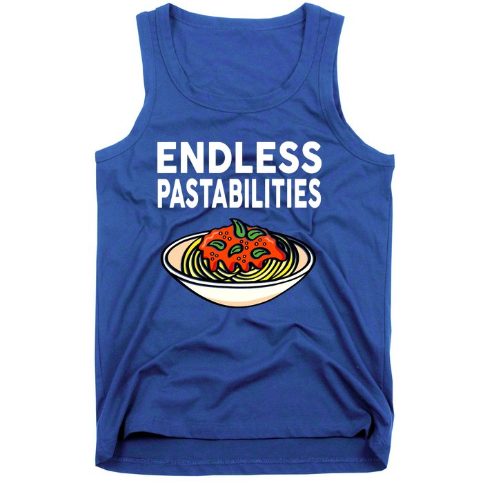 Pasta Spaghetti Funny Endless Pastabilities Tank Top