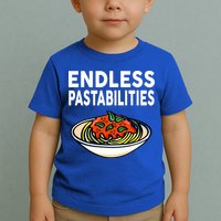Pasta Spaghetti Funny Endless Pastabilities Toddler T-Shirt