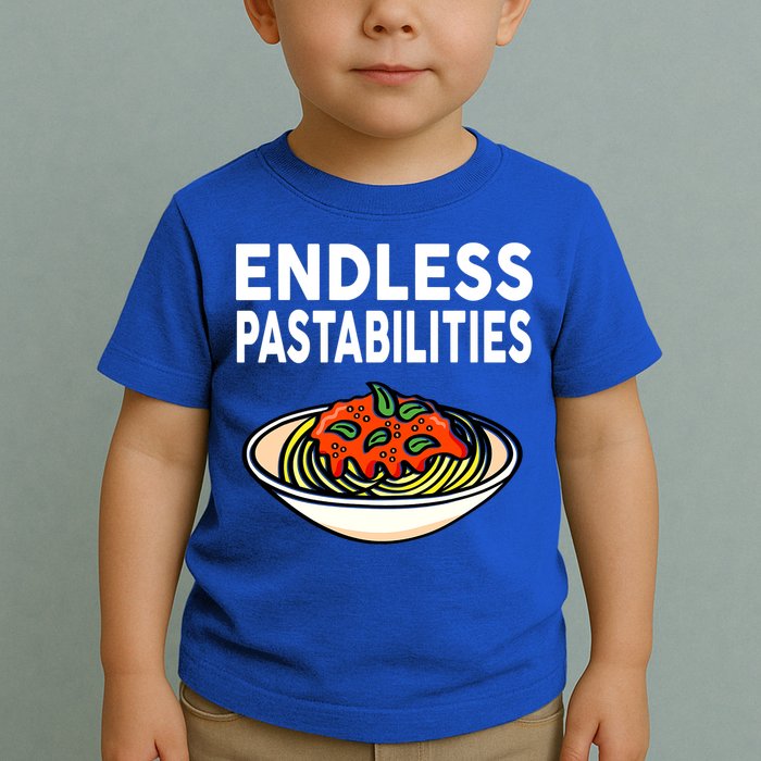 Pasta Spaghetti Funny Endless Pastabilities Toddler T-Shirt