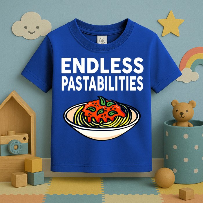 Pasta Spaghetti Funny Endless Pastabilities Toddler T-Shirt