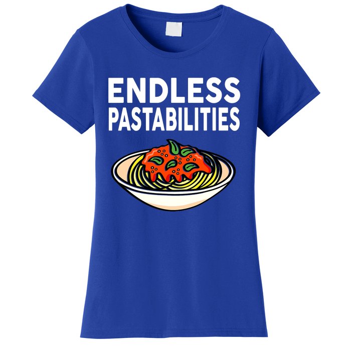 Pasta Spaghetti Funny Endless Pastabilities Women's T-Shirt