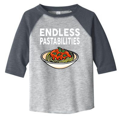 Pasta Spaghetti Funny Endless Pastabilities Toddler Fine Jersey T-Shirt