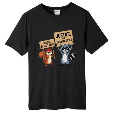 Peanut Squirrel & Fred Raccoo Justice For Peanut Wanted Tall Fusion ChromaSoft Performance T-Shirt