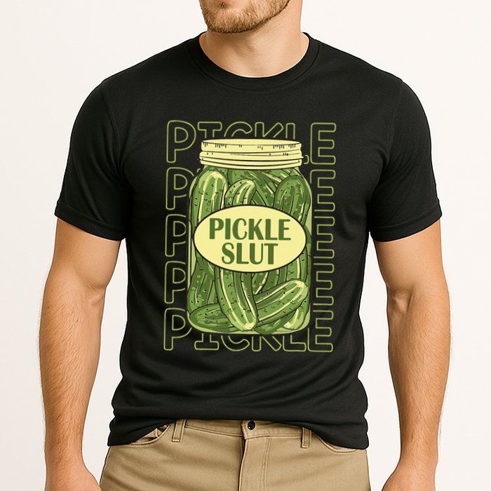 Pickle Slut Funny Pickle Slut Who Loves Pickles Apaprel Cooling Performance Crew T-Shirt