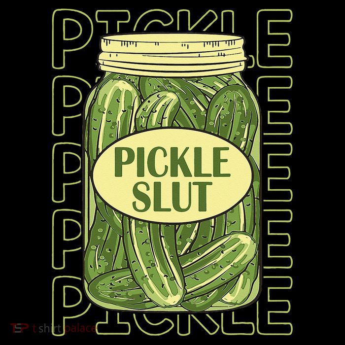 Pickle Slut Funny Pickle Slut Who Loves Pickles Apaprel Button