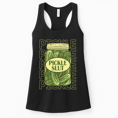 Pickle Slut Funny Pickle Slut Who Loves Pickles Apaprel Womens Tank Top