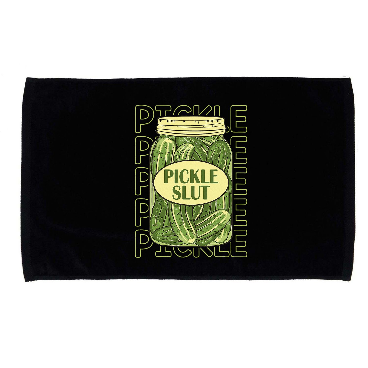 Pickle Slut Funny Pickle Slut Who Loves Pickles Apaprel Microfiber Hand Towel