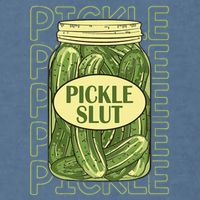 Pickle Slut Funny Pickle Slut Who Loves Pickles Apaprel Garment-Dyed Sweatshirt