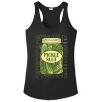 Pickle Slut Funny Pickle Slut Who Loves Pickles Ladies PosiCharge Competitor Racerback Tank