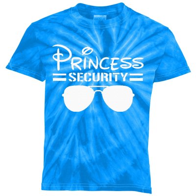 Princess Security Funny Birthday Halloween Party Design Kids Tie-Dye T-Shirt