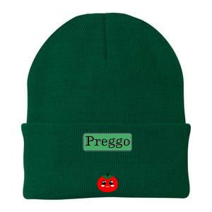 Preggo Sauce Funny Maternity Halloween Costume Tomato Sauce Knit Cap Winter Beanie