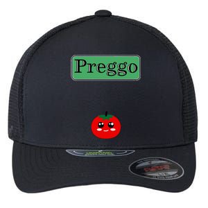 Preggo Sauce Funny Maternity Halloween Costume Tomato Sauce Flexfit Unipanel Trucker Cap