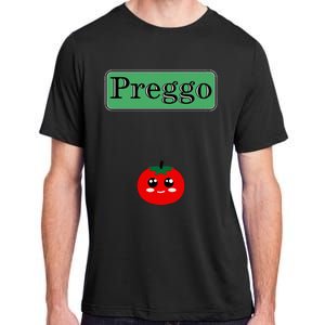 Preggo Sauce Funny Maternity Halloween Costume Tomato Sauce Adult ChromaSoft Performance T-Shirt