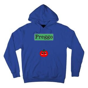 Preggo Sauce Funny Maternity Halloween Costume Tomato Sauce Tall Hoodie