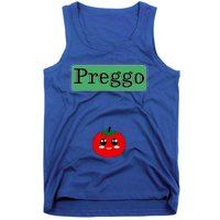 Preggo Sauce Funny Maternity Halloween Costume Tomato Sauce Tank Top