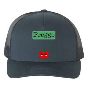 Preggo Sauce Funny Maternity Halloween Costume Tomato Sauce Yupoong Adult 5-Panel Trucker Hat