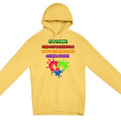 PreK School Funny Kindergarten Gift Premium Pullover Hoodie