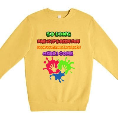 PreK School Funny Kindergarten Gift Premium Crewneck Sweatshirt