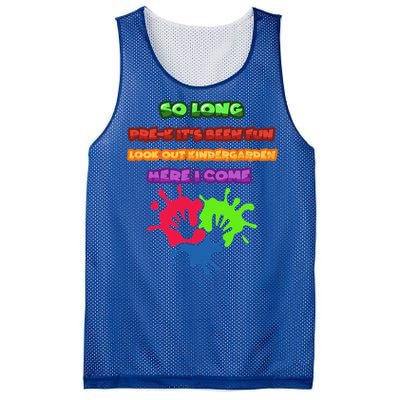 PreK School Funny Kindergarten Gift Mesh Reversible Basketball Jersey Tank