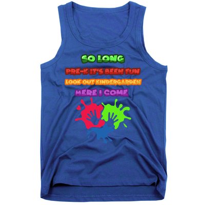 PreK School Funny Kindergarten Gift Tank Top