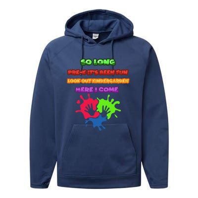 PreK School Funny Kindergarten Gift Performance Fleece Hoodie